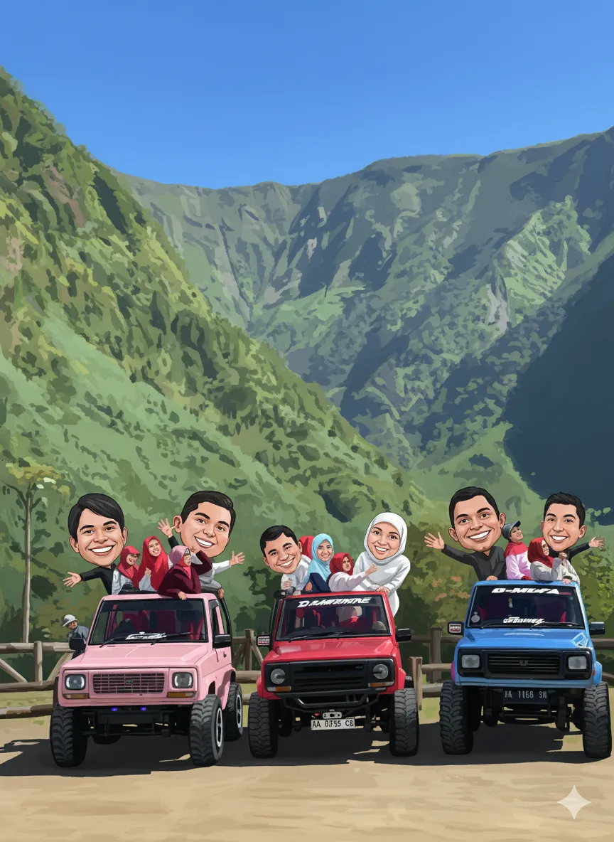 Open trip / private trip ( one day )